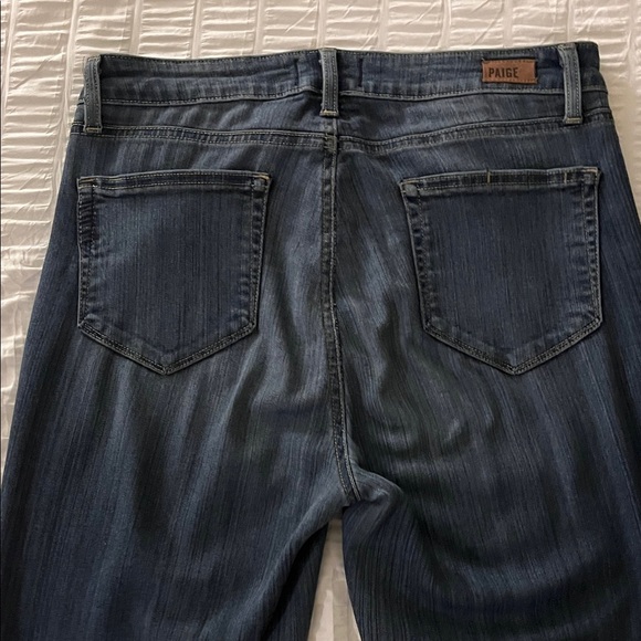 PAIGE Midnight Blue Flare Jeans - Picture 4 of 4